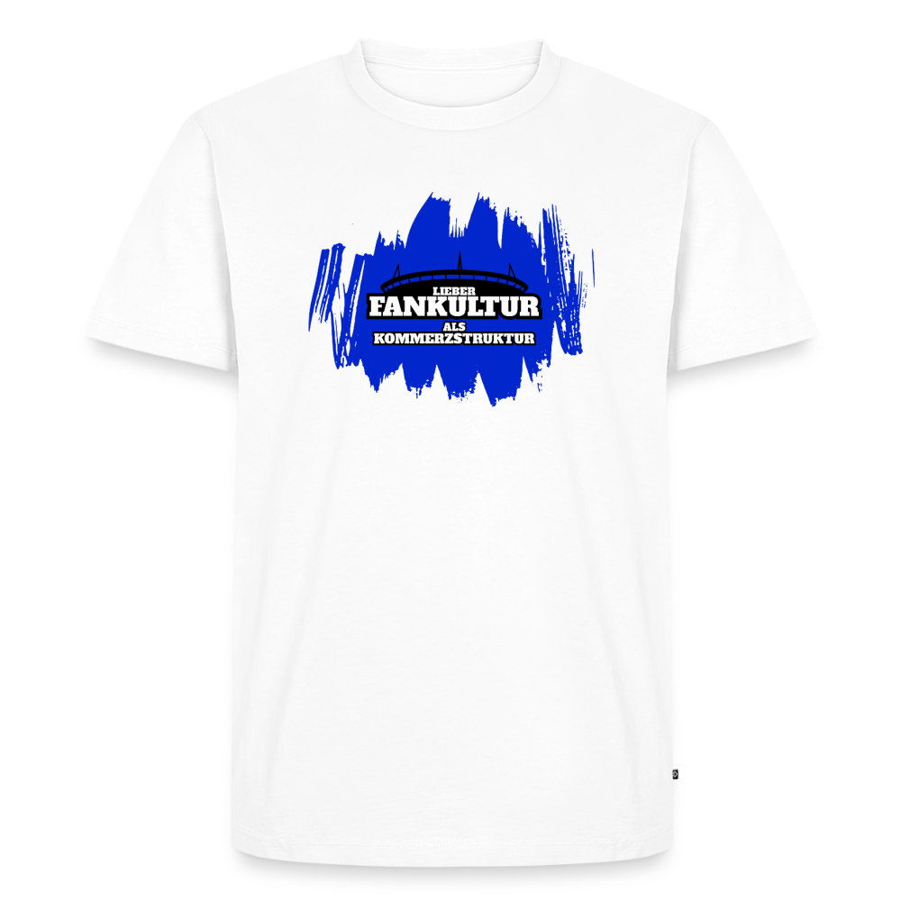 Fankultur T-Shirt Blau - Weiß