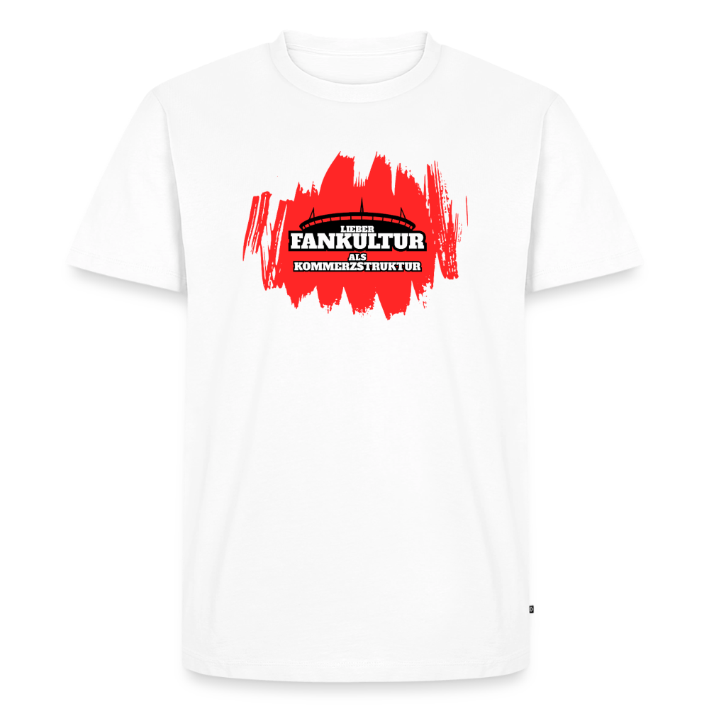 Fankultur T-Shirt Rot - Weiß