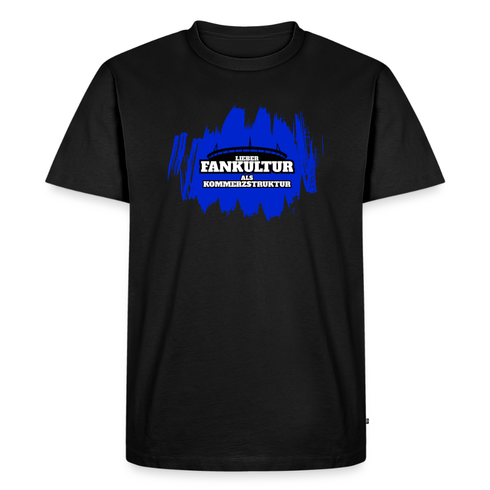 Fankultur T-Shirt Blau - Schwarz