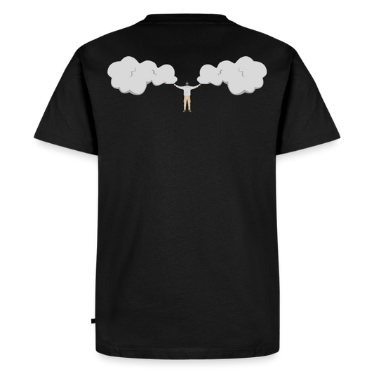 Fackeln T-Shirt Weiß-Grau - Schwarz