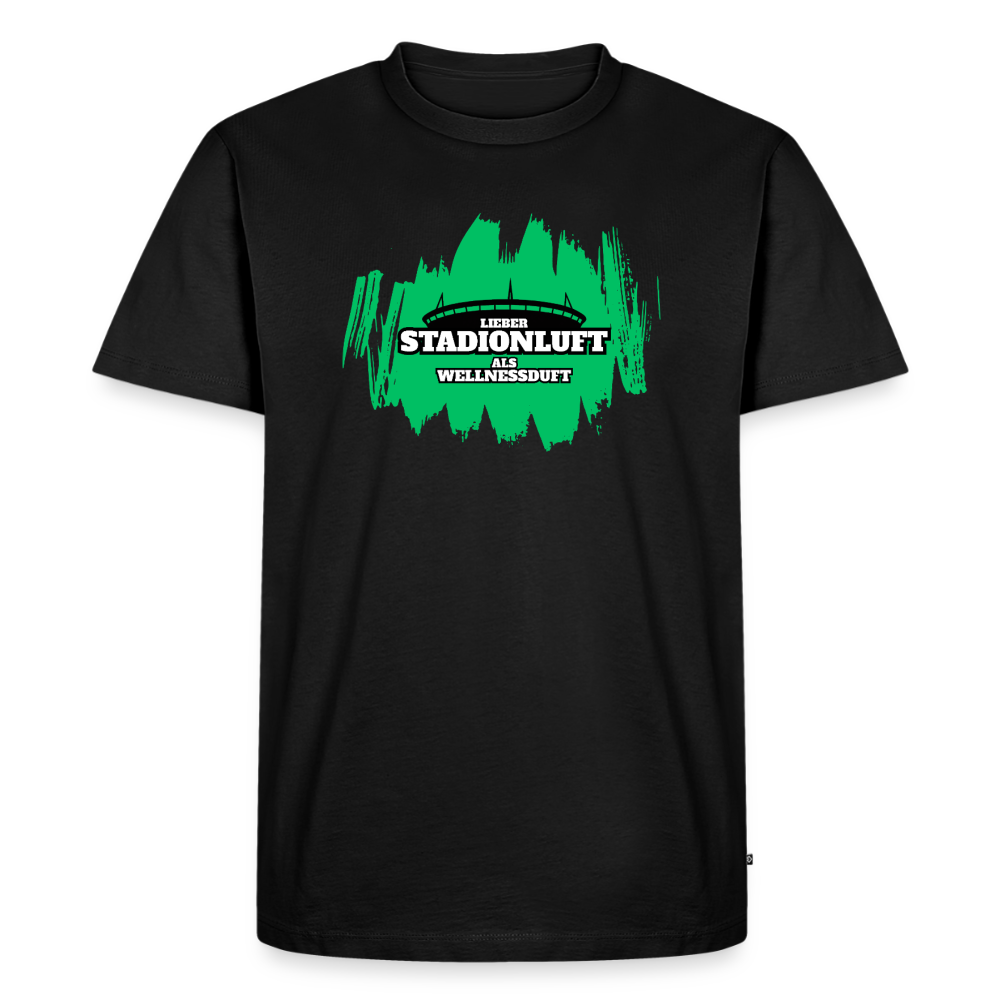 Stadionluft T-Shirt Grün - Schwarz