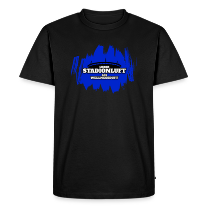 Stadionluft T-Shirt Blau - Schwarz