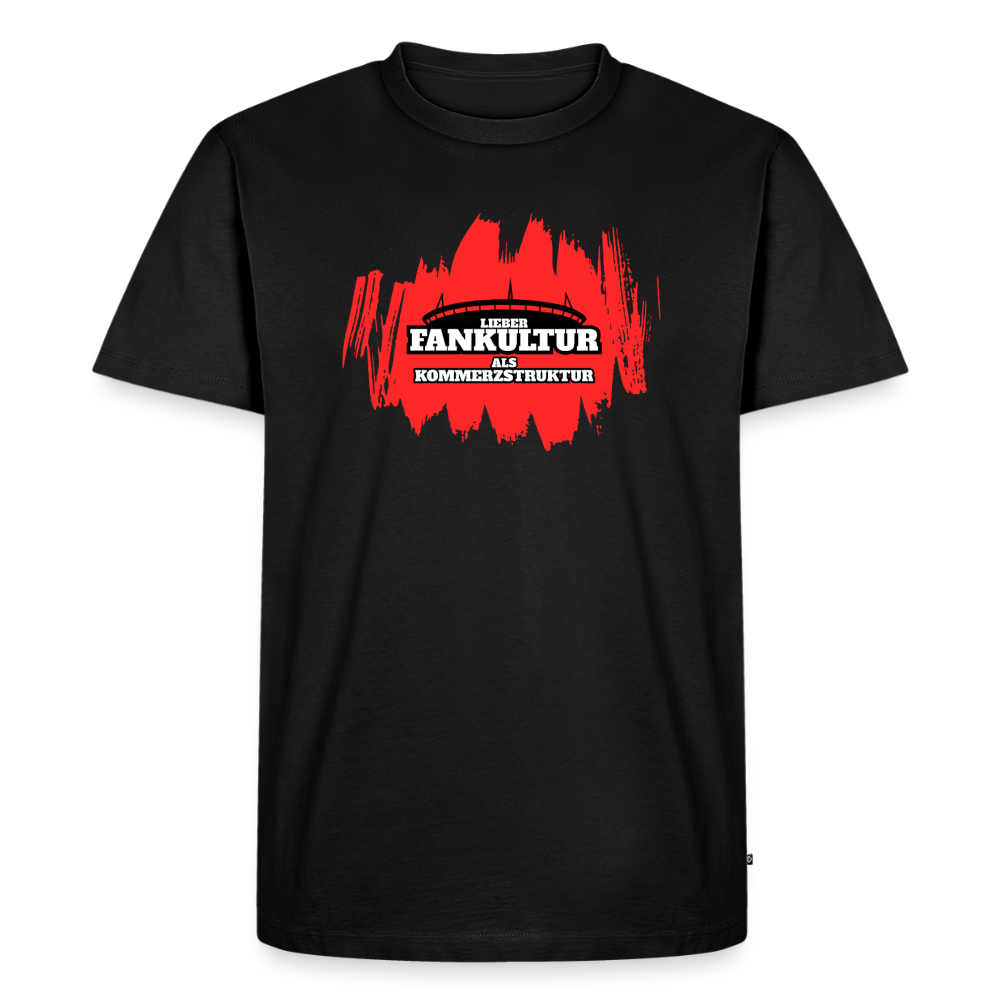 Fankultur T-Shirt Rot - Schwarz