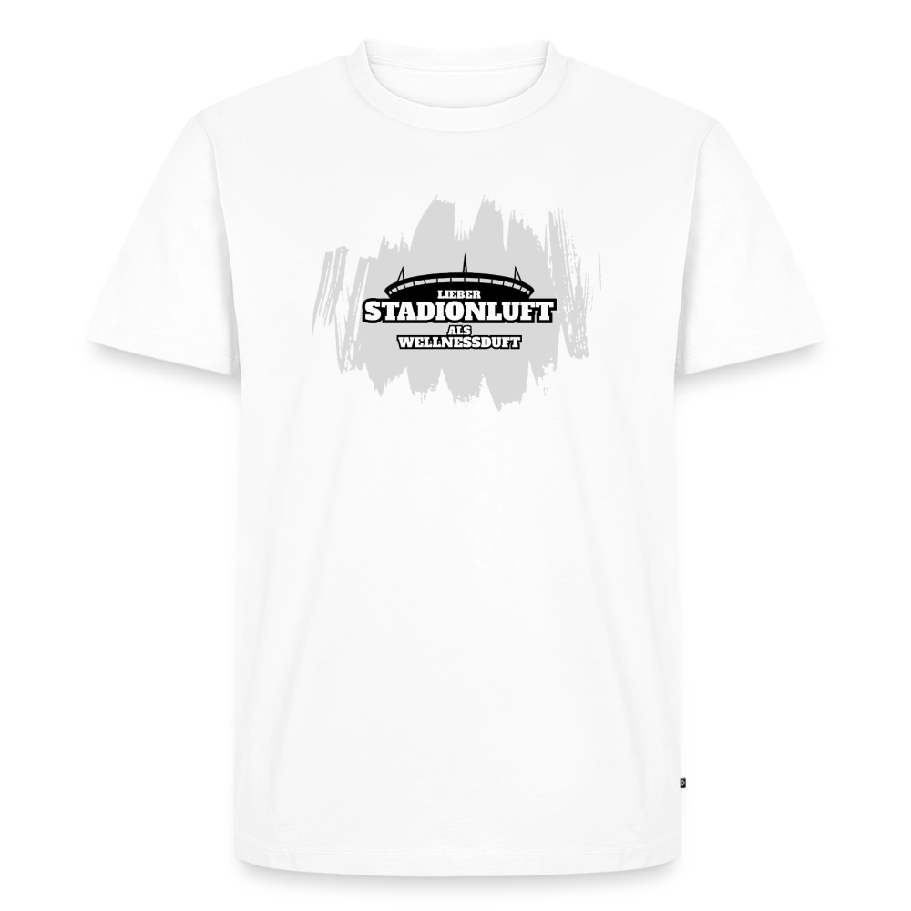 Stadionluft T-Shirt Weiß-Grau - Weiß