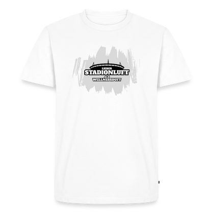 Stadionluft T-Shirt Weiß-Grau - Weiß