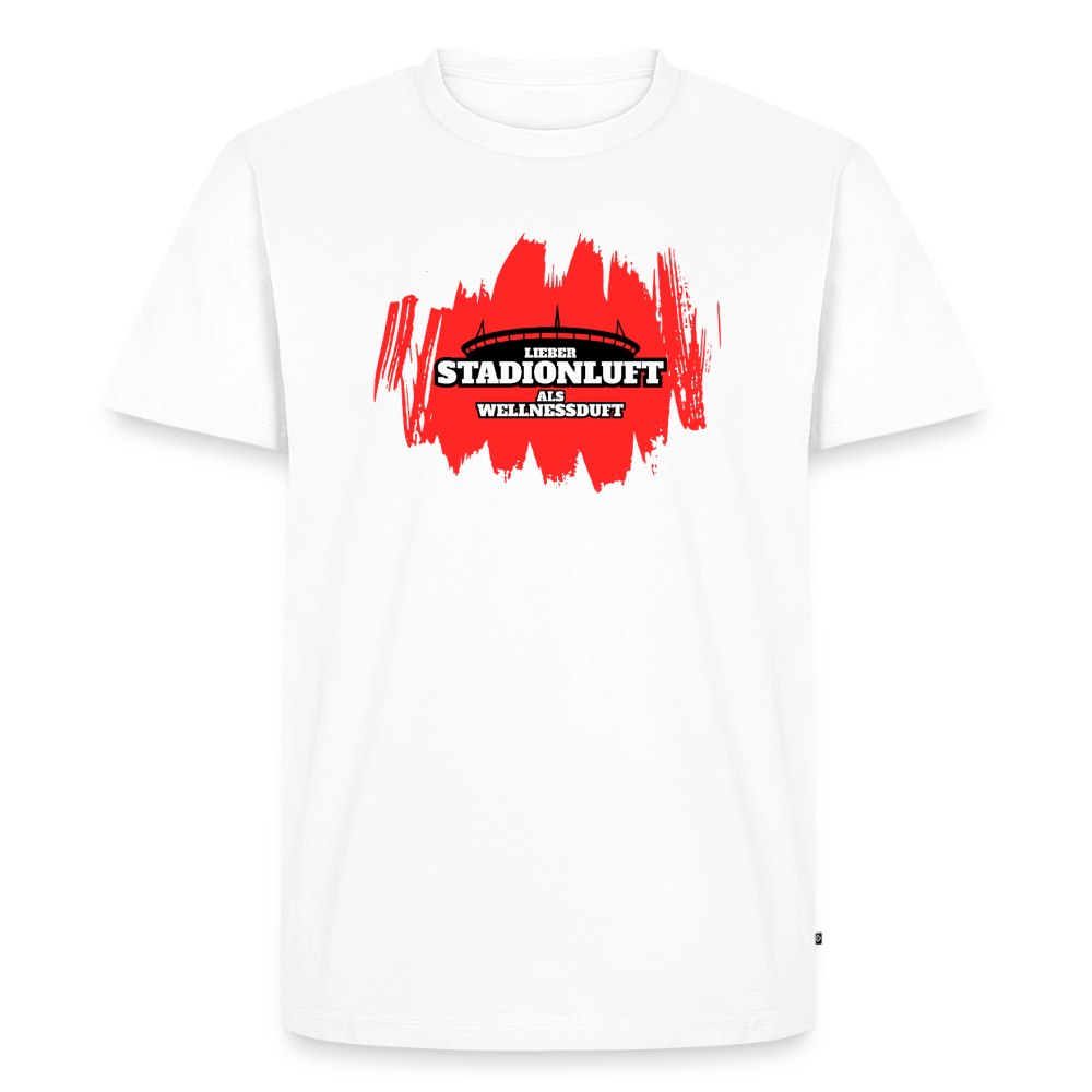 Stadionluft T-Shirt Rot - Weiß