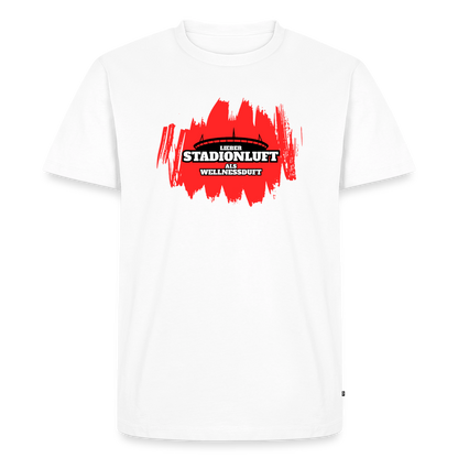 Stadionluft T-Shirt Rot - Weiß