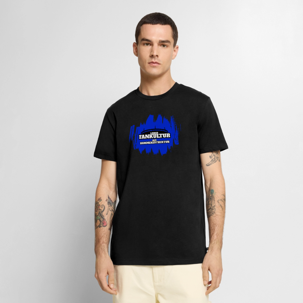 Fankultur T-Shirt Blau - Schwarz