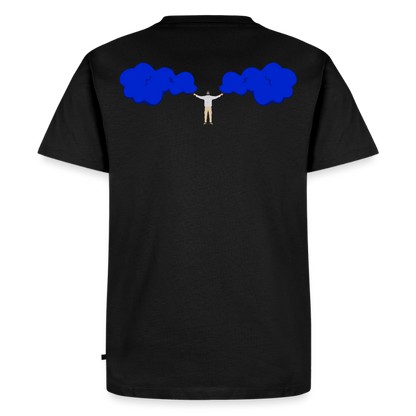 Fackeln T-Shirt Blau - Schwarz