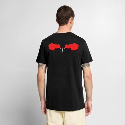 Fackeln T-Shirt Rot - Schwarz