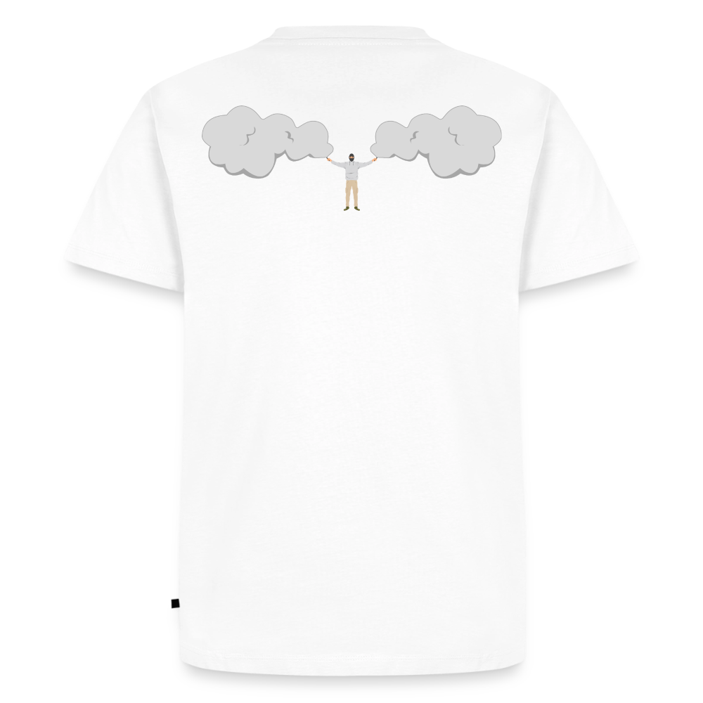Fackeln T-Shirt Weiß-Grau - Weiß