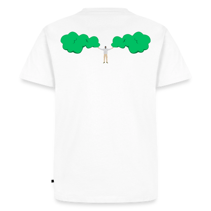 Fackeln T-Shirt Grün - Weiß