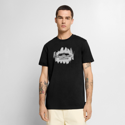 Stadionluft T-Shirt Weiß-Grau - Schwarz