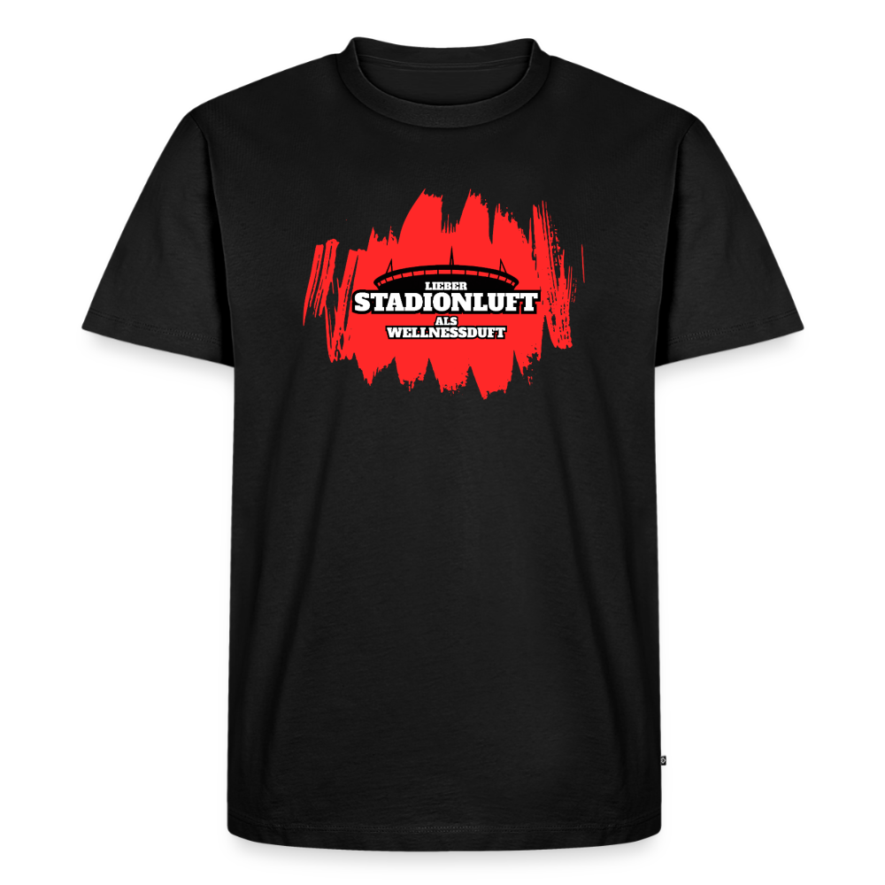 Stadionluft T-Shirt Rot - Schwarz