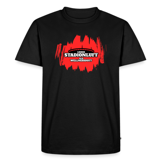Stadionluft T-Shirt Rot - Schwarz