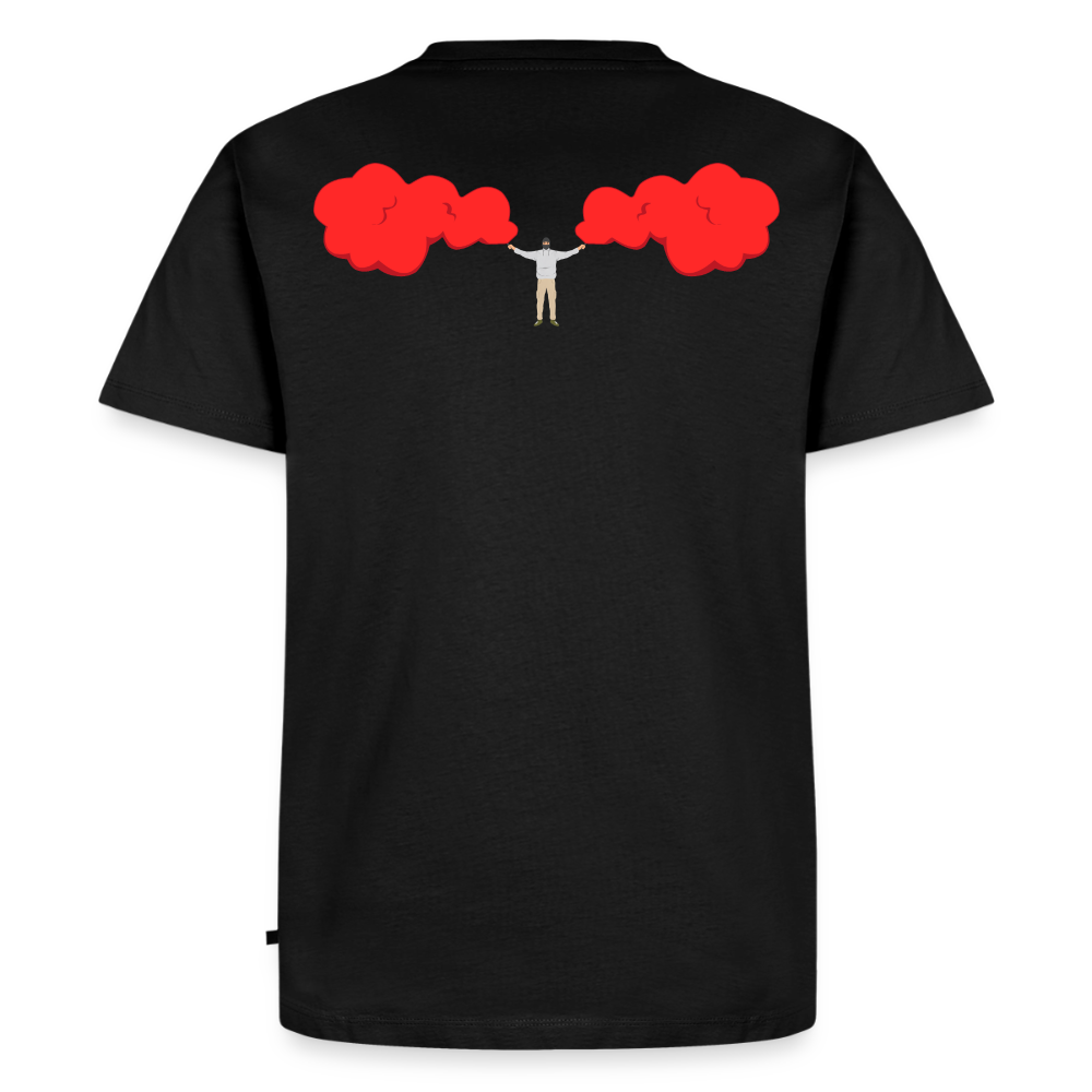 Fackeln T-Shirt Rot - Schwarz
