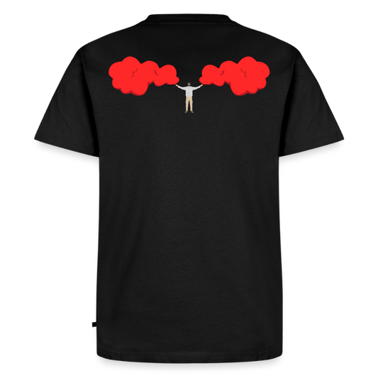 Fackeln T-Shirt Rot - Schwarz