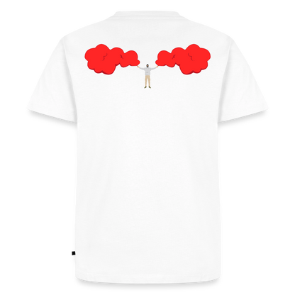 Fackeln T-Shirt Rot - Weiß