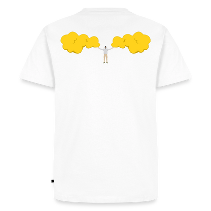 Fackeln T-Shirt Gelb - Weiß