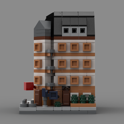 Altbauhaus mit Spielzeugladen und Videozimmer