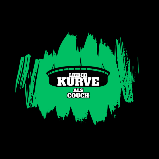 Kurve T-Shirt Grün